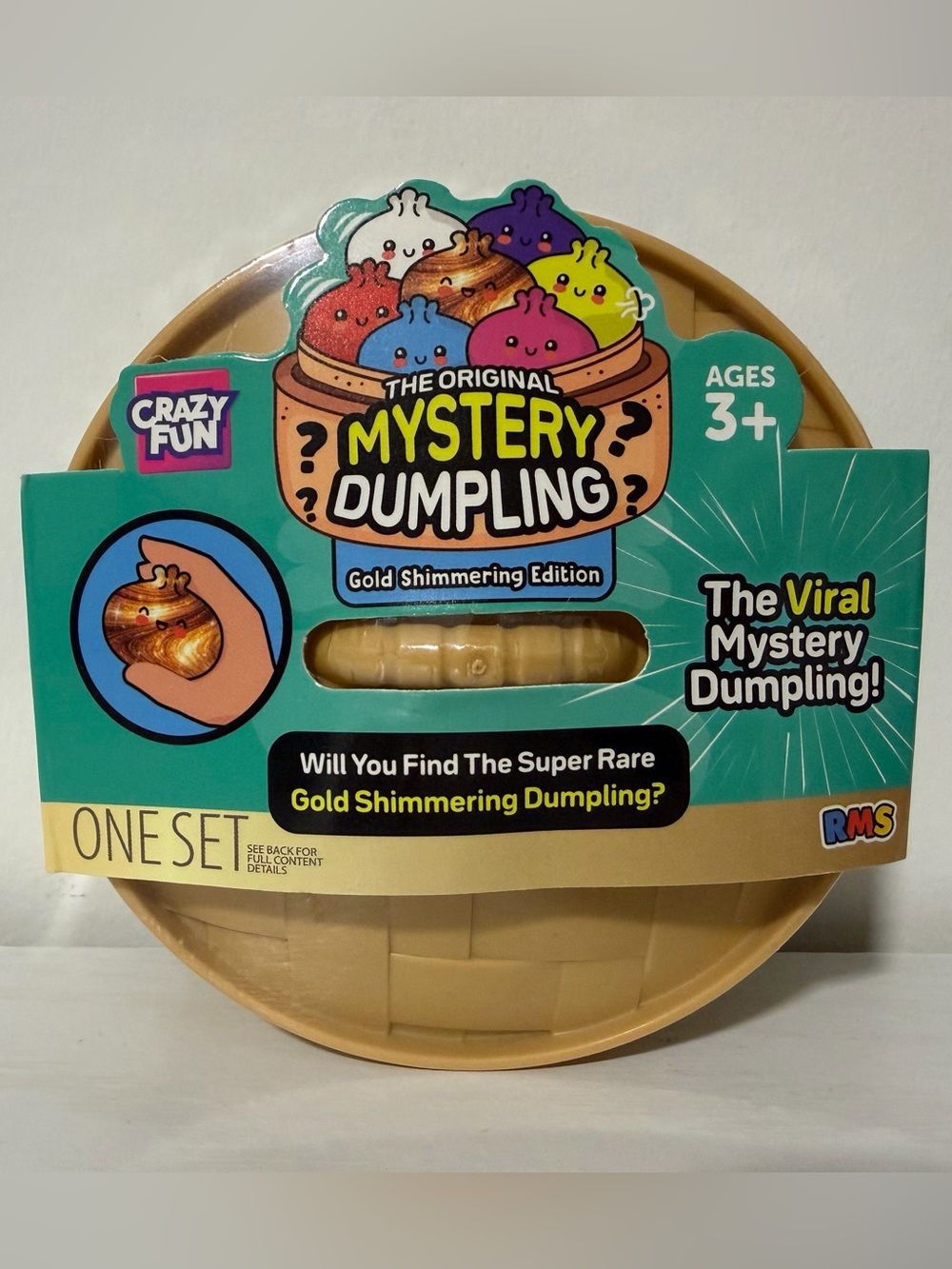 NEW RELEASE‼️ RMS Gold Shimmering Dumpling Mystery Edition squishy fidget toy